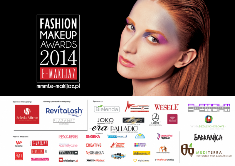 Plakat Fashion MakeUp Awards 2014